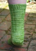 Morgana's Twisted Rib Sock